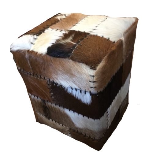 Apache cowhide stool