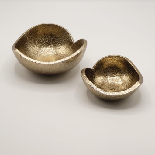 Gold heart bowls