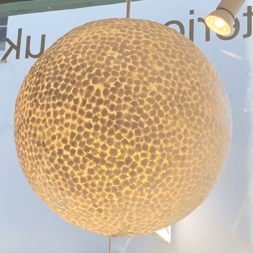 Moon capiz pendant shades
