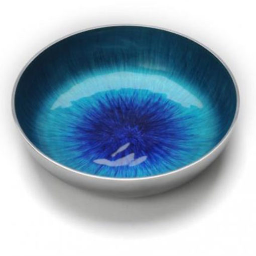 Ocean enamel fruit bowl