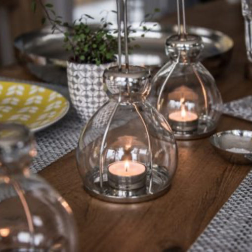 In/Out tea light holders set of 4