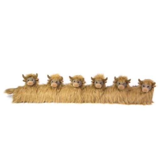 Highland moo-cow draught excluder