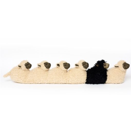 Flock of sheep draught excluder