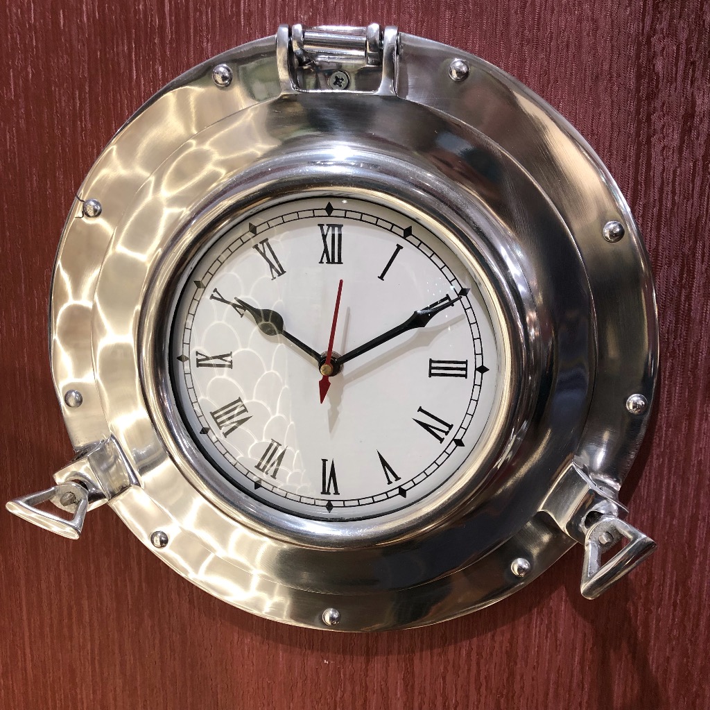 Porthole clock - Cabana