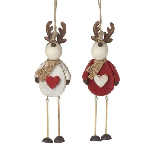 Hanging moose decorations