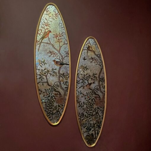 Oval paradise wall art