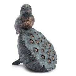 Alternative view of Kingfisher sculpture