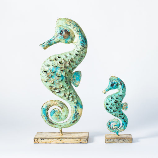 Seahorse sculptures