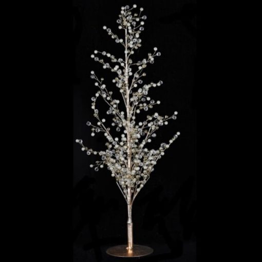 Elegance beaded tree with gold base