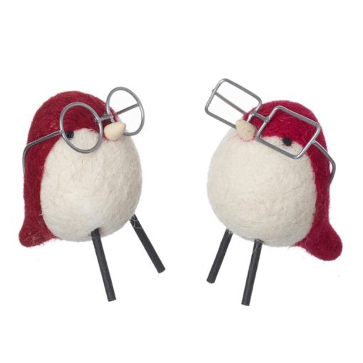 Specsavers felted robins