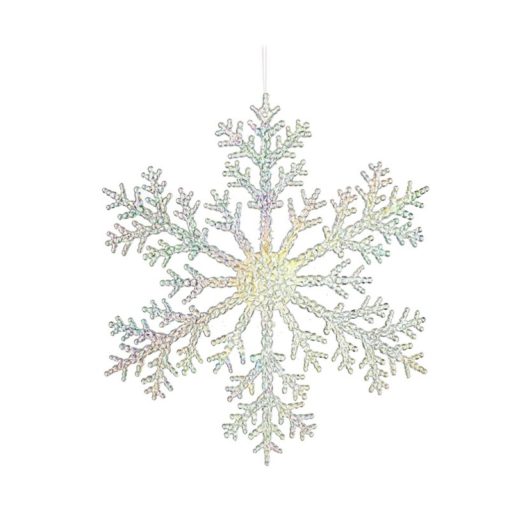 Hanging large snowflake