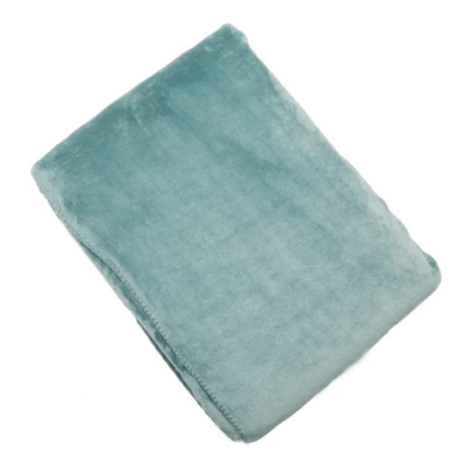 Snuggle aqua throw