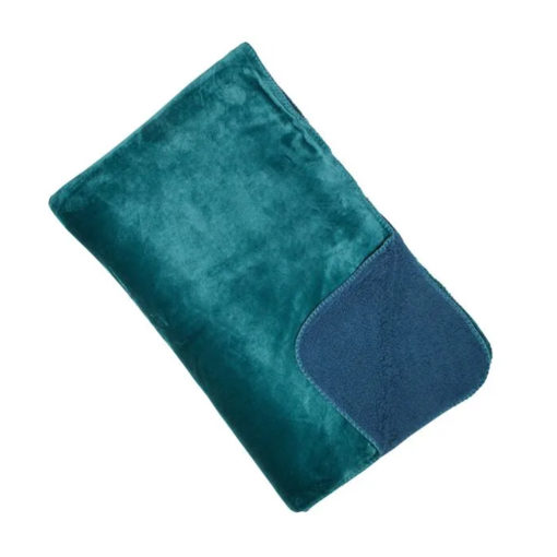 Snuggle teal throw