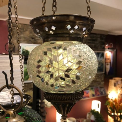 Bazaar hanging glass tea light - Silver