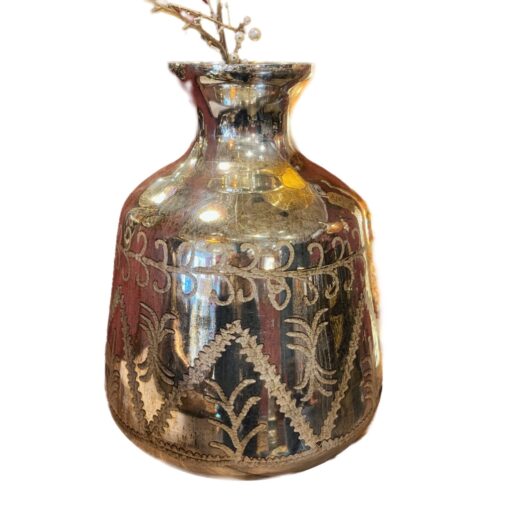 Cloche antique glass vase