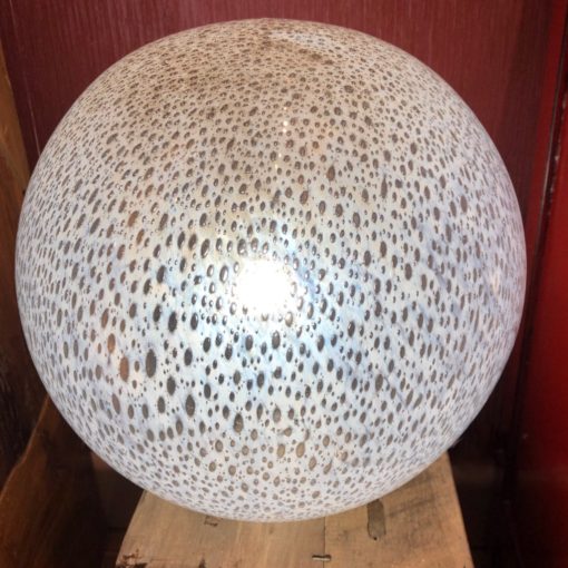 Cloud burst glass lamp