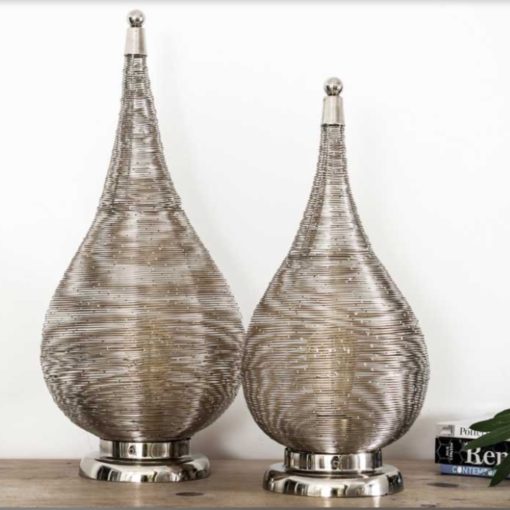 Marmaris spiral table lamps