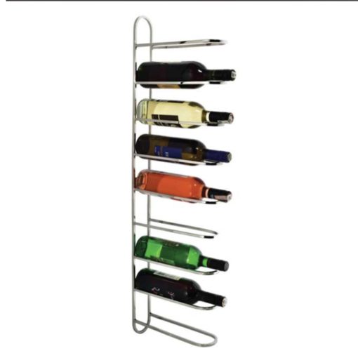 Sleek 9 bottle wine holder