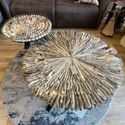 Alternative view of Fiji round side table
