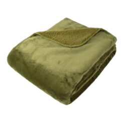 Snuggle olive throw