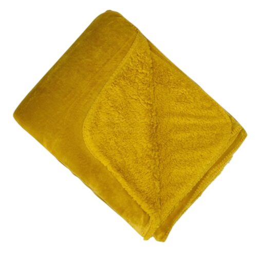 Snuggle saffron throw