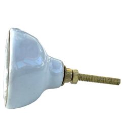 Alternative view of Grey/blue silver pod knob