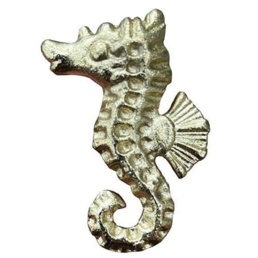 Sea horse gold knob