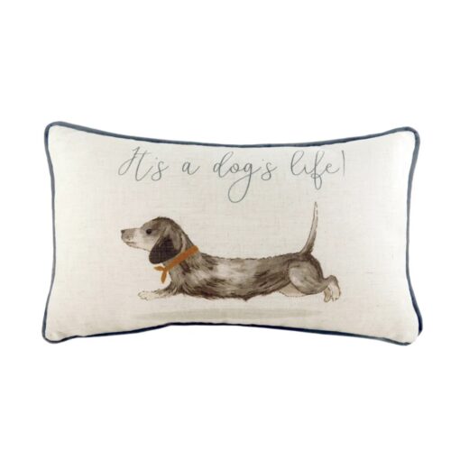 Happy dog cushion