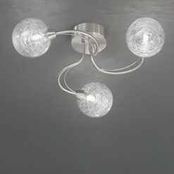 Alternative view of Samba flush ceiling lighting