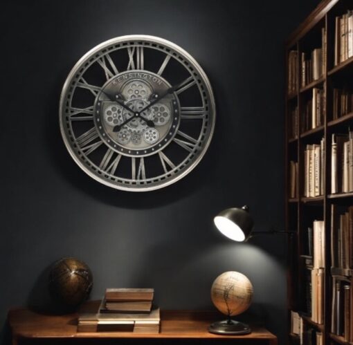Vintage clock silver
