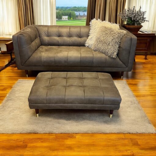 Dante plush leather sofa collection