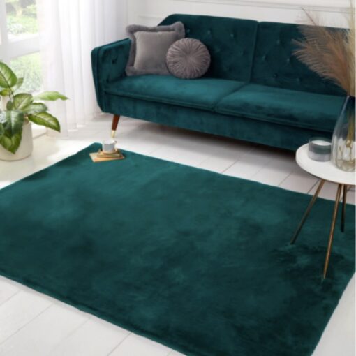 Plush faux fur Teal