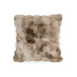 Mink plush faux fur cushion
