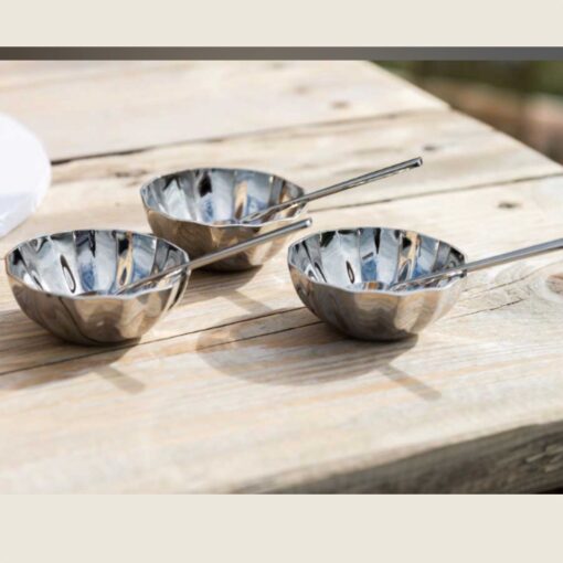 Trio dip and sauce bowls