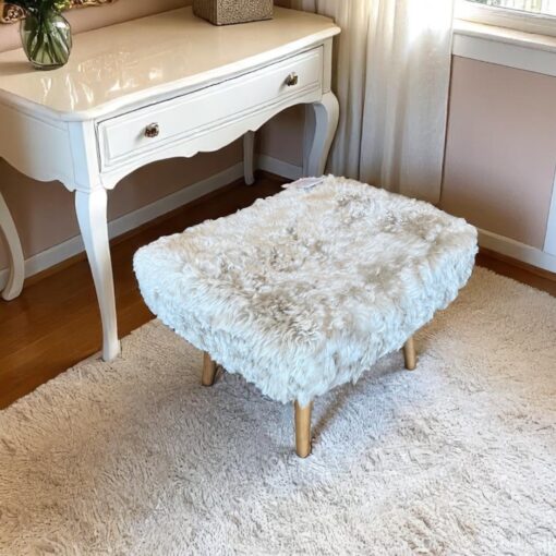 Sheepskin stool / footstool