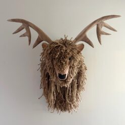 Willow stag wall bust